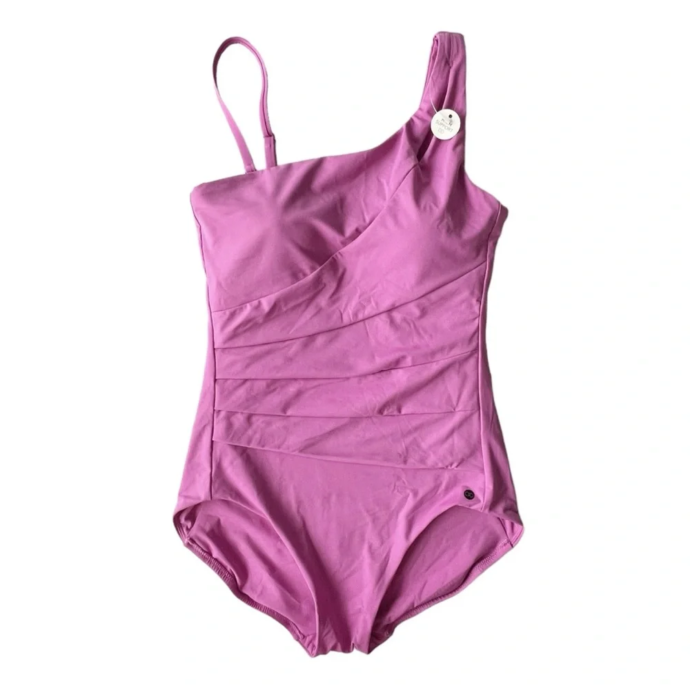 CALIA Sculpt One Shoulder Powersculpt Slimming  One Piece Swimsuit | 10 NWT_3